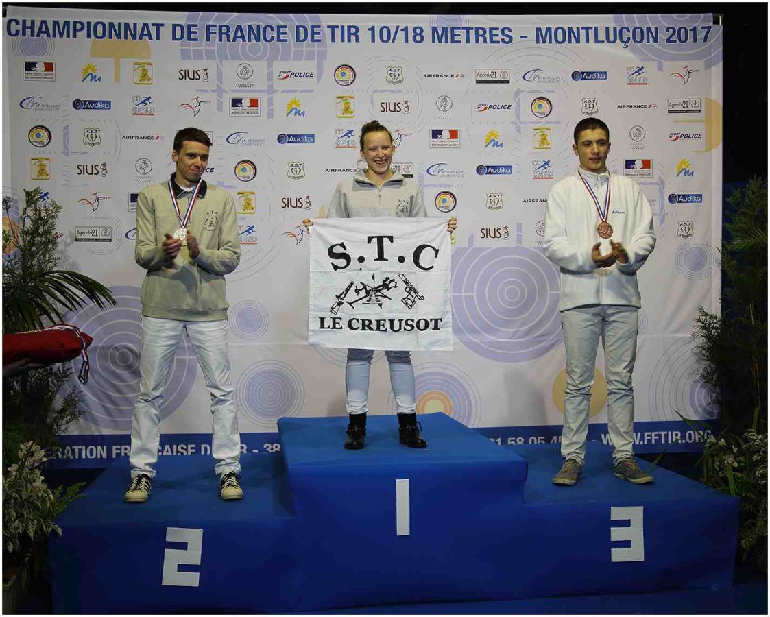 Marie Dutreuil est montée sur la plus haute marche du podium. Photo DR Photo Jean-Claude PIERRAT