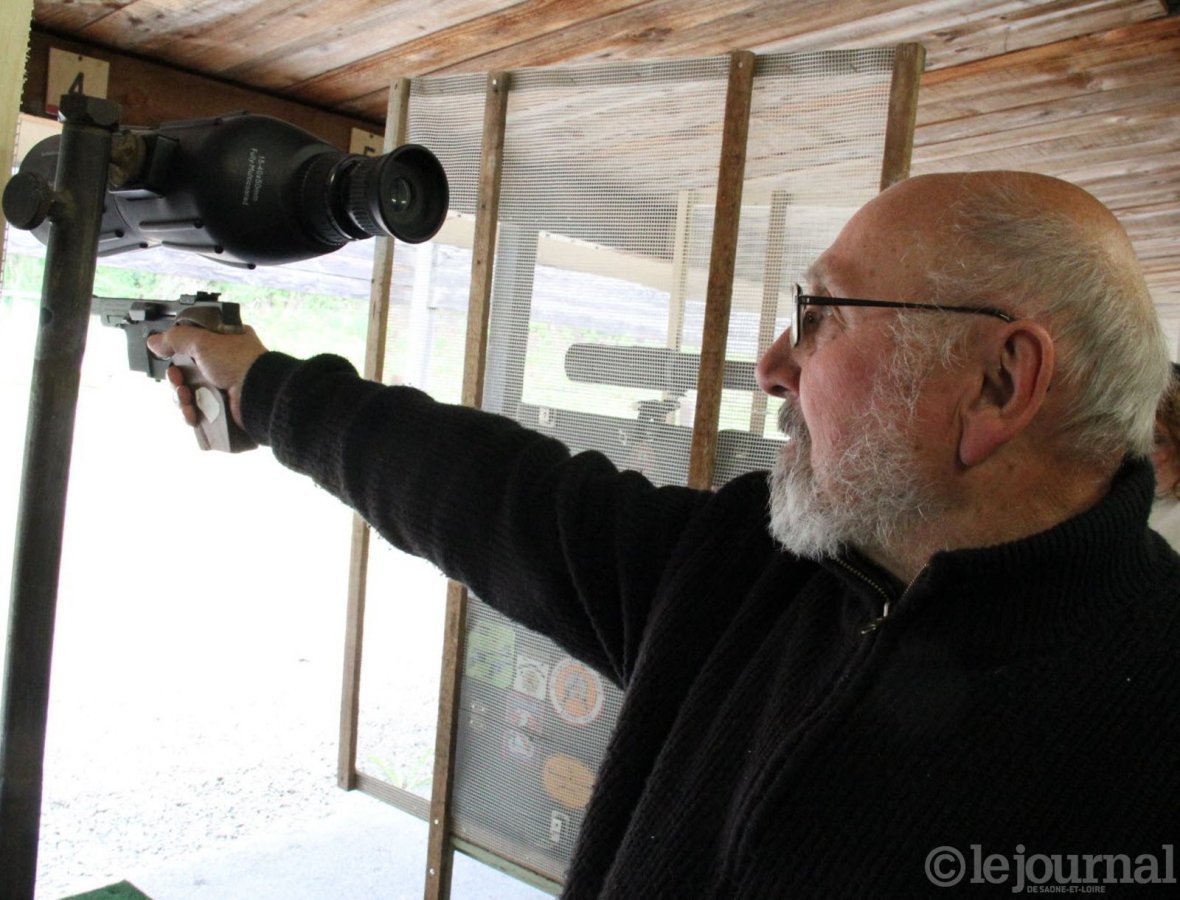 André Bagnard a été médaillé de bronze au pistolet. Photo J.-C. P.(CLP)