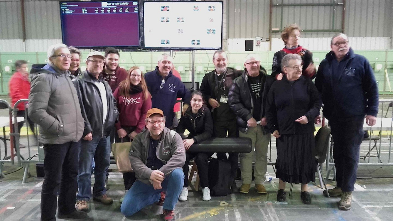Les Creusotins 5es aux Championnats de France des Clubs à l'arbalète à Tarbes