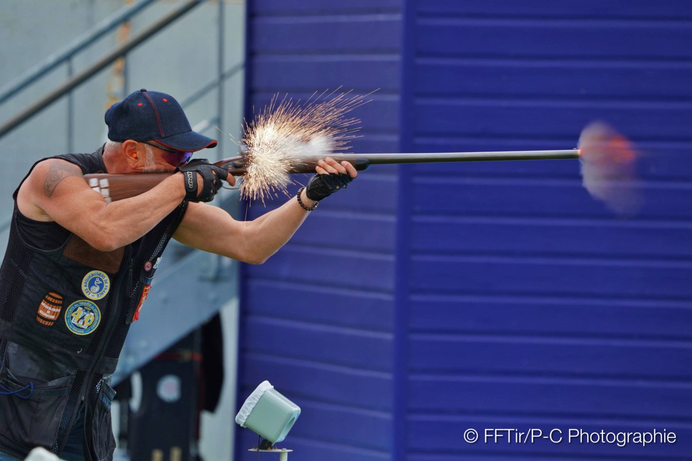 Jean-Yves Romann est passionné d'armes anciennes à la poudre noire. Photo Fédération Française de tir