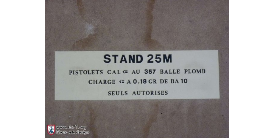 STC 71 Stand de tir pas de tir 25 metres (2015)