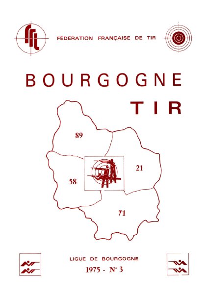Revue Bourgogne Tir dans les années 70/80de la FFTir Ligue de Bourgogne
